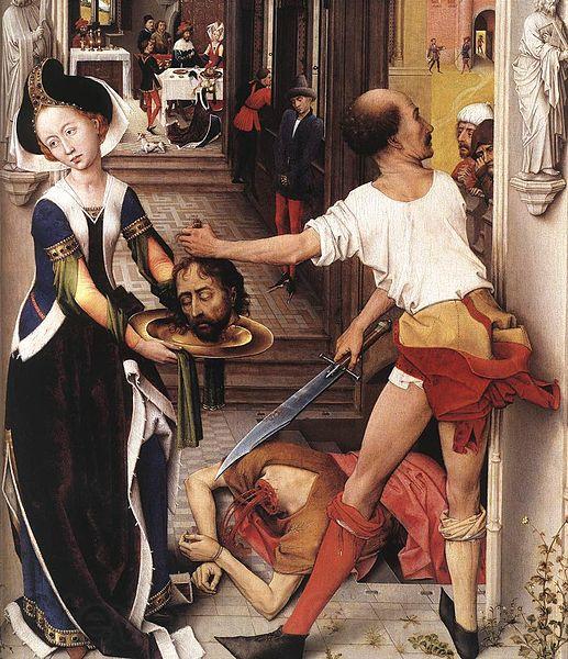 Rogier van der Weyden St John Altarpiece France oil painting art
